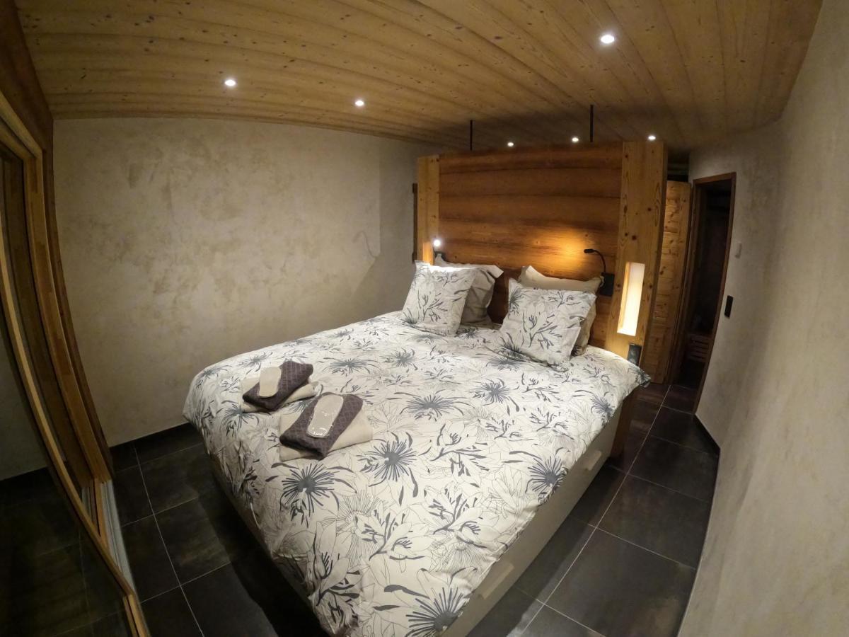 Chalet Anzac Chalet 5 Etoiles En Rondins Tout Neuf Unique Dans Les Aravis Les Villards-sur-Thônes Exterior foto