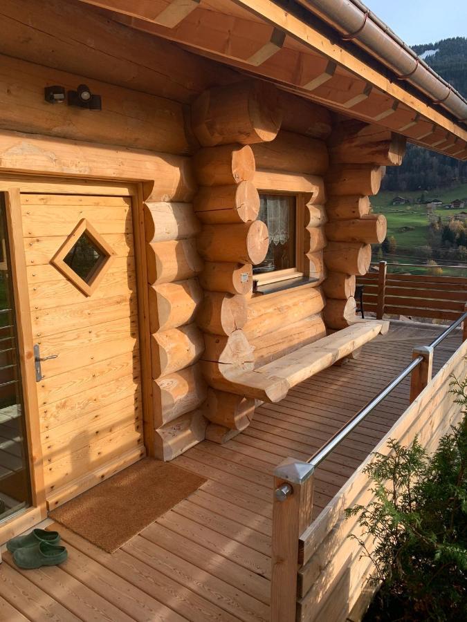 Chalet Anzac Chalet 5 Etoiles En Rondins Tout Neuf Unique Dans Les Aravis Les Villards-sur-Thônes Exterior foto